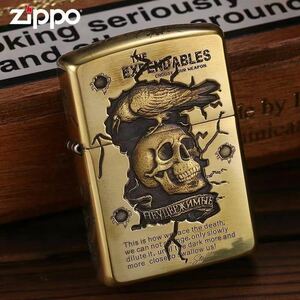 限定 /The Expendables ライター ZIPPO 6面加工 新品 エクスペンダブルズ ジッポー オイルライター 真鍮製 未使用