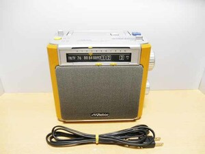 即決 送料込 ビクター 卓上ラジオ RA-H77 ワイドFM/AM/(TV) 通電動作確認 中古経年品 現状渡し