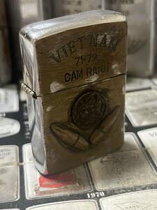 1971 year made Vietnam Zippo -[ Rav & piece ] military Vintage that time thing 