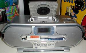 Panasonic RX-MDX77 Personal MD/CD/TAPE/AM-FM Stereo System Junk！ パーソナル MD-CD-FM/AM-カセット システム