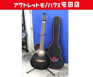 GYPSY ROSE acoustic guitar GRA1K 7/8 size model black soft case attaching akogijipsi- rose Sapporo city . rice field shop 