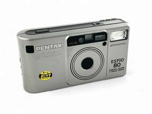 1E4★シャッター/フラッシュOK★ PENTAX ペンタックス　ESPIO 80 エスピオ コンパクトフィルムカメラ