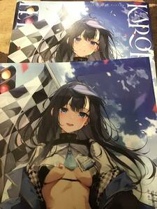 20*☆ F01H1DHD/KAROMIX karory/KARORFUL MIX ILLUSTRATIONS 2023WINTER 購入特典A4クリアファイル/同人誌 オリジナル/コミケ103 C103 新刊