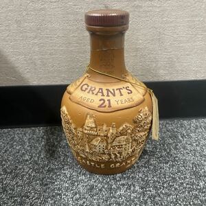 古酒 GRANTS 21年 グランツ 21年 ロイヤルドルトン製 陶器ボトル 750ml 43％ ウイスキー 【a1573-N70】