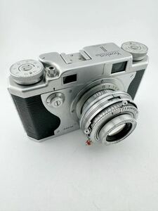 Konica Ⅱ 24×36 フィルムカメラ Hexanon 1:2.8 f=50mm レンズセット【k2776-n76】