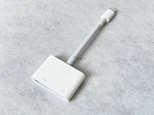 アップル純正 Lightning to Digital AV Adapter ライトニング　HDMI変換アダプター　Apple 