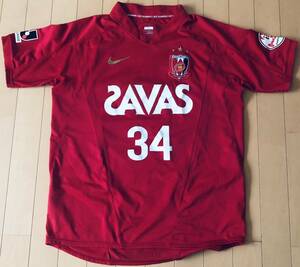 [Бесплатная доставка] [Обратное решение] [Используется] Nike/Urawa Reds/Uniform/Naoki Yamada/M/Made in Japan/Shonan Bellmare/231264