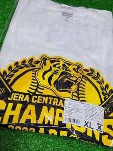 阪神タイガース　セ・リーグ優勝2023　ビールかけ　Tシャツ　白　XLサイズ　未開封　阪神百貨店　