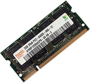 HYNIX HYMP125S64CP8-S6 AB-C 2GB DDR2-6400 SO-DIMM ノートPC用 バルク