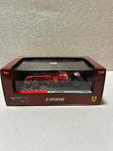 超激レア希少！ホットウィール レーシング！Ferrari F2008 Kimi Raikkonen！バーコード仕様！ステンレスピトー管！1/43スケール！当時物！