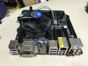 M1644 ASRock H81M-ITX Mini-ITXマザーボード+CPU Core i3-4150 +メモリ8GB BIOS確認済　全国送料無料
