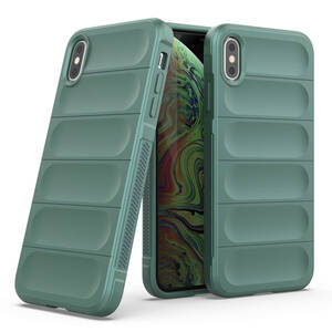 C stock disposal green iPhone X case cover iPhone body protection .. the US armed forces robust Impact-proof super strong soft silicon I ho n Apple Apple