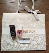 美品ディオール ネイルグロウ クリスマス限定ショップバック付Dior ネイルケア_画像2