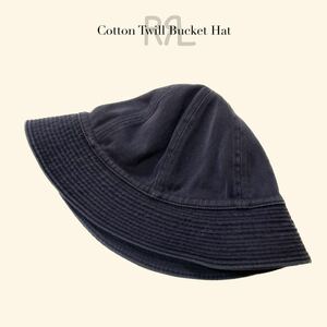 【希少】RRL “Cotton Twill Bucket Hat” L XL バケット ハット USN ARMY ミリタリー キャップ 帽子 ヴィンテージ ネイビー Ralph Lauren 