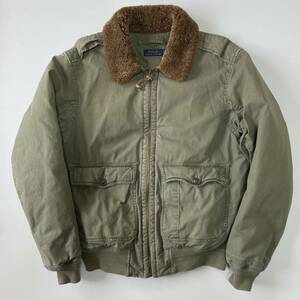 【傑作】Polo Ralph Lauren “B-10 Flight Down Jacket” M フライト ミリタリー ダウン ジャケット ラルフローレン RRL ヴィンテージ