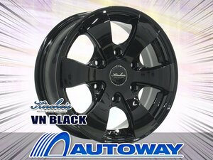 新品アルミホイール KIRCHEIS VN 16x6.5 +48 139.7x6 BLACK 4枚セット