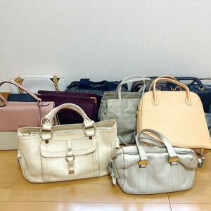 《14点 セット まとめ》セリーヌ CELINE フェラガモ カルティエ ハンドバッグ ショルダーバッグ マカダム ヴァラ マストライン 1円