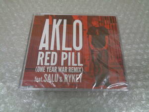 お引取りOK！　非売品　AKLO　RED PILL (ONE YEAR WAR REMIX)　feat.SALU ＆ RYKEY　OYWM12004T　未開封保管品