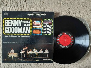 〈ジャズ〉Benny Goodmanベニーグッドマン/Swings Again(CS-8379)1960年★US盤/6eye/stereo録音優秀ライヴ ts/F.Phillips p/ラスフリーマン