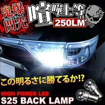 鬼爆閃光 GF/GE系 テルスター CREE S25 LEDバック球 2個 250LM_画像1