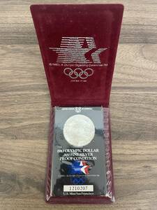 [S1-44]【未使用長期保管品】ロサンゼルスオリンピックコイン 1983年 アメリカ 1ドル硬貨 1983 L.A. OLYMPIC SILVER DOLLAR 