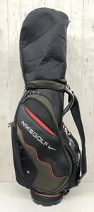  Golf supplies *NIKE GOLF Nike * caddy bag Golf bag with a hood .* black * many storage pocket Carry 6 division * approximately 3.5.