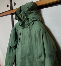 サイズ直し有り/美品/MAMMUT マムート/ZUN HS Thermo Hooded Parka AF Men/イグアナ（カーキ色）/EURO：Ｌ JAPAN：ＸＬ/ダウンジャケット_画像3