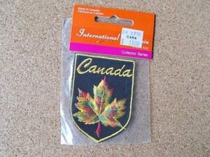 80s Patches カナダ CANADA 国旗 メープル 刺繍 ワッペン/紅葉ビンテージ スーベニア Voyager 紅葉 葉っぱ 旅行 観光 土産 USA