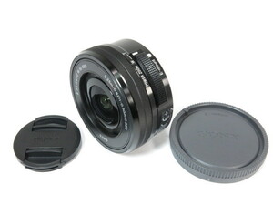 【 美品 】SONY E PZ 16-50mm F3.5-5.6 OSS レンズ ブラック ソニー Eマウント［管SO2078］