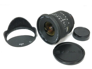 【 中古品】SIGMA AF17-35mm F2.8-4D EX ASPHERICAL ニコン用 広角ズーム レンズ シグマ 純正フード付き [管SI2143]