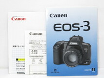 【 中古品 】Canon EOS-3 キヤノン 使用説明書 [管2184CN]_画像1