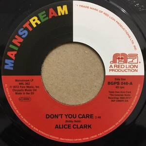新品 7” ★ Alice Clark - Don't You Care ★ オルガンバー サバービア フリーソウル クボタタケシ muro レコード funk45 レアグルーヴ