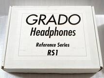 送料無料 レア 元箱付き美品 動作良好 GRADO グラド 初代RS-1 初期型 フラッグシップモデル 高音質ヘッドホン 正規輸入品_画像9