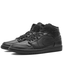 ナイキ NIKE Air Jordan 1 エアジョーダン mid ファースト triple black トリプル　ブラック　554724 093　新品　未使用　US8.5 送料込み_画像1