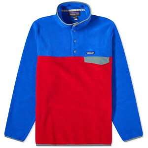 パタゴニア patagonia lightweight ライトウェイト synchilla シンチラ snap-t スナップT pullover プルオーバー S 新品　未使用　送料無料