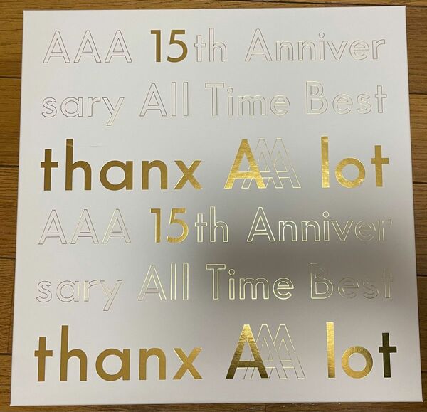「AAA 15th Anniversary All Time Best-thanx AAA lot-」