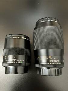 [セット販売] CONTAX Carl Zeiss Distagon 25mm F2.8 MMJ + Carl Zeiss Sonnar 135mm F2.8 MMJ　コンタックスカールツァイスレンズ　058901