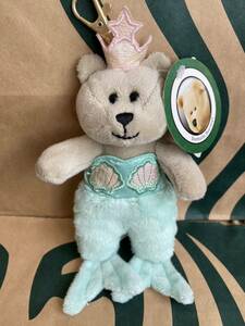  Starbucks Anniversary 2021be Alice ta mermaid Mini soft toy key chain key holder start ba