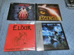 HR/HM 新品未開封４枚セット GOTHIC TALE,IAN TOOMEY,ELIXIR(NWOBHM),夜長オーケストラ　シールドされていないものがありますが新品です。