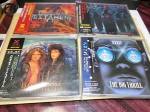 HR/HM 中古盤４枚セット TESTAMENT２枚、BALTIMOORE,AXXIS