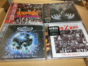 HR/HM 新品未開封４枚セット カーミラ(Japan),Moon Chamber(特典DVD-Rも),STORMCHILD(NWOBHM),ZONE ZERO(NWOBHM)(2CD)