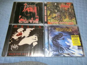 HR/HM 輸入盤新品未開封４枚セット TYRANT(US)HIRAX(US),HELIX,GLORYFUL シールドされていないものがありますが新品