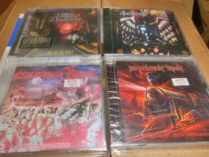 HR/HM 輸入盤新品未開封４枚セット WITCH MEADOW,AURA AZUL,CORDRED TOXICA,DEMOLITION TRAIN シールドされていないものがありますが新品