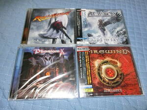 HR/HM ４枚セット Run For Victory,AT VANCE,Phantom X,Firewind Run For Victoryのみ中古盤(国内盤)あとは未開封