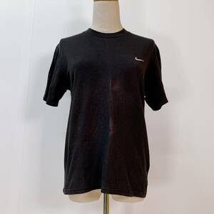 S2037 NIKE ナイキ 子供服 Tシャツ 半袖 人気 黒 刺繍 コットン 万能 シンプルデイリーカジュアル モノトーン 