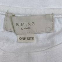 S2149 B:MING レディース Tシャツ 半袖 人気 白 綿100% 万能 かわいい シンプルデイリーカジュアル 前プリント ディズニーコラボ_画像8