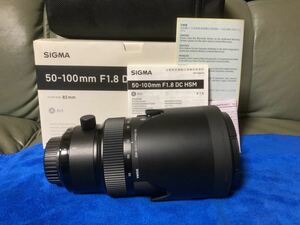 新品同様SIGMA 50-100mm f1.8 DC