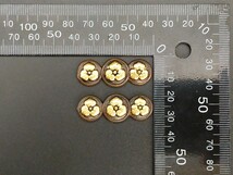 MS52　日本刀装具　目貫　家紋の図　銅製　金工品　拵　刀剣美術_画像3