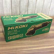 【WH-9167】未使用 HiKOKI ハイコーキ 電気ディスクグラインダ G10SH5(SS) 100V 細径 100mm 旧日立 日立工機_画像1