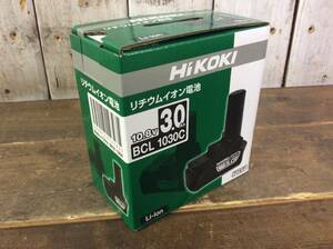 【WH-9447】未使用 HiKOKI ハイコーキ 10.8V リチウムイオン電池 3.0Ah BCL1030C 旧日立工機